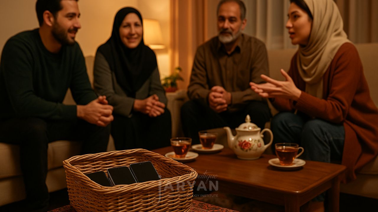 تأثیر موبایل بر روابط خانوادگی و عاطفی